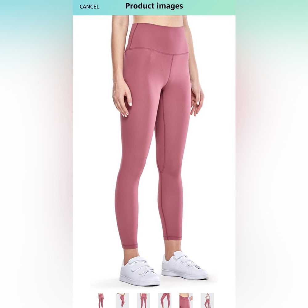 CRZ YOGA dark pink leggings